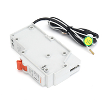 Disjoncteur miniature JVRO7-50A à déclenchement thermique-magnétique double réglable 1-63A 10kA, protection contre les fuites 1-3 pôles MCB 230V-240V B/C