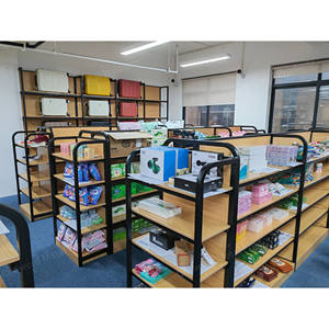 יצרן מדפי עץ חנות כלבו מדפי תצוגה מדפים בסגנון מיניסו - Product Image 3