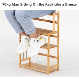 Bamboo Standing <b>Spice</b> <b>Rack</b> Little Tree Kitchen Bedroom Countertop Storage <b>Organizer</b> <b>Rack</b> Holder - Product Image 4