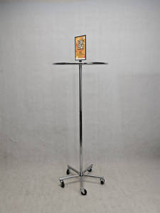 Kim loại Vòng may đứng với năm bánh xe thông tư cửa hàng quần áo Rack hiển thị - Product Image 6