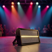 Lumière stroboscopique OEM personnalisée 240W 864 LED RGB 5050 + 96 LED blanches 8+8 segments pour DJ, club, bar, concert, mariage, fête, scène