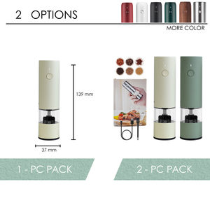 Kitchenware Stainless Steel Spice Automatic Rechargeable Mini Salt and <b>Pepper</b> Set <b>Pepper</b> Mill Portable - Product Image 2
