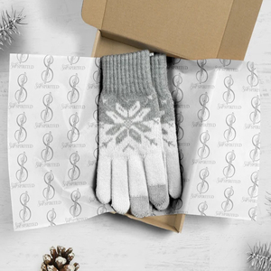 Tùy Chỉnh Sang Trọng Nền Trắng Quần Áo Mô Giấy In Ấn Quà Tặng Giấy Gói Cá Nhân Mang Nhãn Hiệu Giấy Lụa - Product Image 3