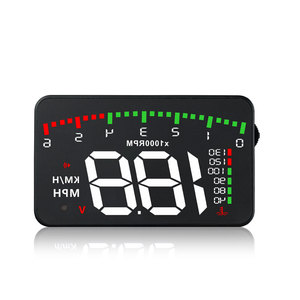 จอแสดงผลบนกระจกหน้ารถ HUD OBD รุ่น A900 โปรเจคเตอร์ LED แสดงผลบนกระจกหน้ารถ ระบบ <span class=keywords><strong>GPS</strong></span> วัดความเร็ว แบบเสียบใช้งานได้ทันที - Product Image 6