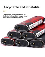 Briquets à gaz jetables en plastique modernes coupe-vent, flamme rouge, accessoires de fumage bon marché, logo personnalisé OEM
