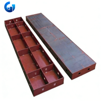 Système de coffrage en béton modulaire écologique à faible coût, coffrage en métal carré réutilisable pour la construction