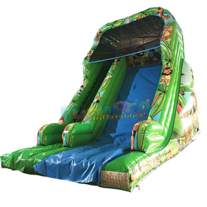 Commercial grade kids bouncing castle jump <b>house</b> <b>inflatable</b> jungle slide for outdoor party and events - Product Image 2