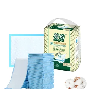 Adult urinary incontinence soft pads with antibacterial and non-reflux bed anti fouling pads