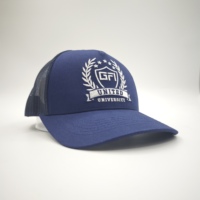 Gorra Trucker Personalizada de Alta Calidad en Lona de Poliéster/Algodón con Diseño Herringbone, Malla Bordada Richardson 112, Estilo Hip Hop Multipanel