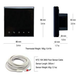 Beok TGT70-WIFI-EP NewFar Rayonnement Infrarouge 230v <span class=keywords><strong>Programmable</strong></span> Wifi Thermostat De Chauffage Par Le Sol Électrique - Product Image 3