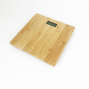 BSCI电子数字天然竹体浴室秤家用200千克oem标志 - Product Image 3