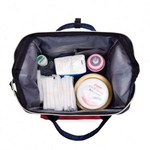 กระเป๋าคุณแม่สุดฮิต คุณภาพสูง แฟชั่นทันสมัย สีพื้นเรียบง่าย ใช้งานได้หลากหลาย กระเป๋าเป้สะพายหลังสำหรับใช้ในบ้านและเดินทางประจำวัน - Product Image 5