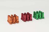 Niples de transmisión estriados de aluminio billet de 4.0mm y 3.50mm con sistema de cuerpo anodizado para motocicletas