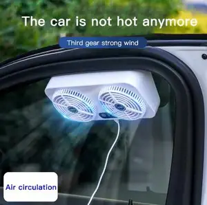 Ventilador de ventilação de carro, 2021 bom preço de alta qualidade ventilador de refrigeração de ar alimentado por energia solar