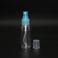 Bouteilles pulvérisatrices en plastique PET transparentes vides de 10 ml, 30 ml, 50 ml, 60 ml, 100 ml, 120 ml, 150 ml, 250 ml, 500 ml, 1000 ml avec pulvérisateur à brume fine
