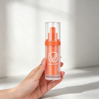 Flacon cosmétique en plastique sans air personnalisé en usine, 30 ml, 50 ml, pour crème et essence de soin personnel