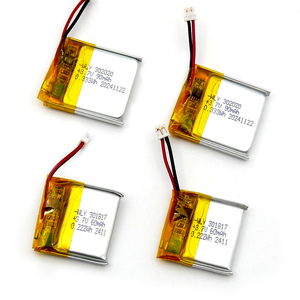 Mini Lithium Ion Polymer Pin 301817 50mAh 60mAh <span class=keywords><strong>80mAh</strong></span> 100mAh có thể sạc lại Li ion Pouch Pin - Product Image 4