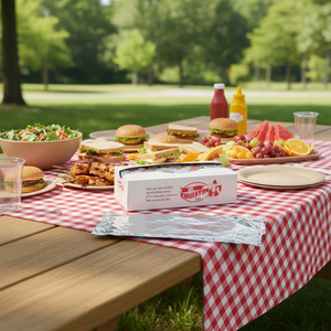 Papier d'aluminium imprimé de qualité alimentaire avec boîte pour restaurant, hamburger, barbecue, hot-dog, burrito, baguette, <span class=keywords><strong>pain</strong></span>, sandwich, emballage - Product Image 6