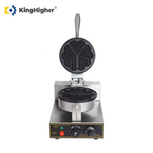 <span class=keywords><strong>Gaufrier</strong></span> électrique <span class=keywords><strong>professionnel</strong></span> en forme de cœur, 5 gaufres, antiadhésif, pour gaufres belges, 220V, idéal pour la vente ambulante - Product Image 2