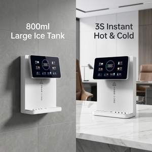 Distributeur d'eau intelligent LE-3 mural et de bureau |   Distributeur d'eau mural 800 ml, eau chaude et froide instantanée, purificateur OEM personnalisé Ice 3S - Product Image 1