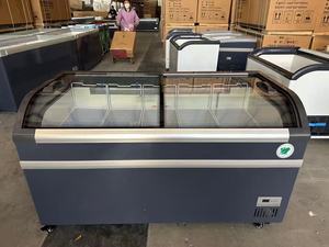 Congélateur solaire commercial à porte vitrée, congélateurs solaires profonds DC pour crème glacée et aliments surgelés - Product Image 5