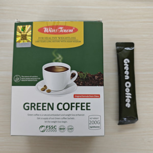 WIns Town Caffè Verde Naturale per Dimagrimento, Caffè Istantaneo Brucia Grassi, Stimolante del Metabolismo, Bevanda Detox, OEM Etichetta Privata - Product Image 2