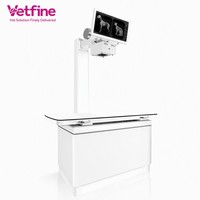 Macchina Radiografica Digitale Dinamica DR per Veterinaria 32kW con Rilevatore a Pannello Piatto, Sistema di Fluoroscopia ad Alta Frequenza CsI per Cliniche Veterinarie e Ospedali per Animali