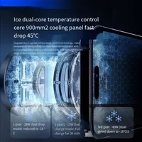 NISHEN refroidissement par eau téléphone mobile radiateur d'eau semi-conducteur téléphone portable NISHENG refroidisseur d'eau dissipateur de chaleur Ice Pad pour les jeux