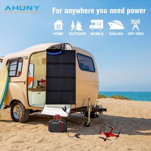 Panel Solar Portátil Monocristalino EMobi FM160W 160W 18V PERC, Kit de Cargador Solar Plegable con <span class=keywords><strong>2</strong></span> Salidas USB, 23% de Eficiencia para 12v - Product Image 4