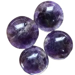 Groothandel Natuurlijke Hand Gesneden Amethyst Quartz Crystal Energie Kom Voor Genezing