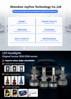 Mini phare de moto H7 LED, phares de voiture LED 6000lm, ampoule LED étanche pour les modèles Ghost M3 X5 en stock