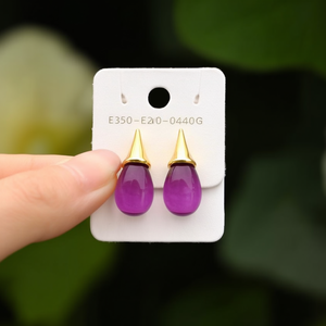 Boucles d'oreilles à clous tendance E350-E200-0440G - Product Image 3