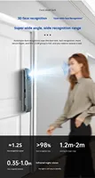 Serrure de porte intelligente avec reconnaissance faciale 3D, caméra, interphone vidéo, Tuya Wifi, entrée sans clé, Cerradura Inteligente, maison, bureau