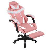 Échantillon gratuit de Silla Gamer inclinable coloré noir et rouge à prix abordable meilleur vendeur chaise de jeu avec repose-pieds