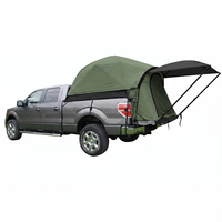 Tente de camion robuste imperméable OEM/ODM, style tactique, pour benne de pick-up avec auvent, ajustement universel pour F150 Silverado Ram Tundra