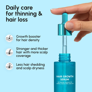 Oem Hữu Cơ Tăng Trưởng Tóc Huyết Thanh Với Caffeine Peptide Dầu Thầu Dầu Hương Thảo Tăng Trưởng Tóc Thuốc Bổ Cho Phụ Nữ Và Nam Giới - Product Image 2