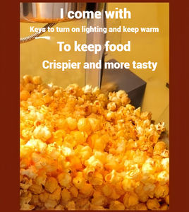 Machine à popcorn à air chaud en acier inoxydable économique, machine à popcorn automatique, cinéma / salle de cinéma - Product Image 4