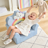 Canapé-lit pour bébé en mousse à mémoire de forme, personnalisable en gros, pour la lecture, la sieste, confortable, avec des motifs de dessins animés, pour les enfants