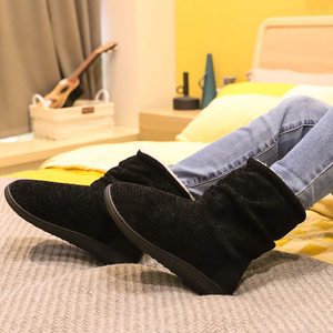 2024 nuevo invierno suave Super-Sponge Comfort Cable tejido casa botín zapatillas para mujer zapatilla botines cálido fábrica enviada directamente - Product Image 3