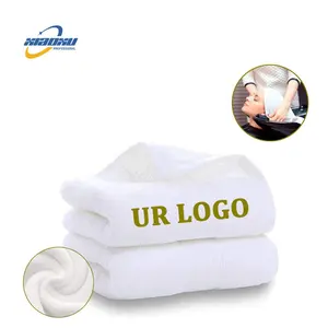 Bath Hotel Embroidery Gym Beauty Hairdresser Home Cotton Spa Towel Salon With Custom Logo