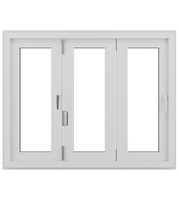 Ventanas Plegables Verticales de PVC con Doble Acristalamiento y Control Remoto para Cocina y Sala de Estar - Aislamiento Acústico y Térmico