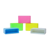 Porte-stylos magnétique multifonctionnel en plastique léger et coloré pour l'école et le bureau