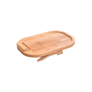 Bandeja de sofá portátil de madera, bambú y pino, rectangular, para reposabrazos, para uso doméstico. - Product Image 5
