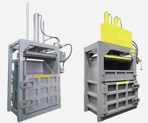 Machine d'emballage hydraulique automatique pour la compression de petits déchets pour le baril d'ordures de bouteille en plastique de film de carton facile à utiliser - Product Image 5