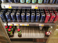 Étagère à bouteilles Poussoir à rouleaux Stockage Présentoir au détail Poussoirs et diviseurs Système de poussoir