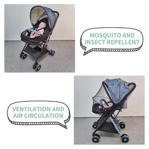 Cubierta Universal Transpirable para Cochecito de Bebé con Protección Solar y Mosquitera, con Cremallera Bidireccional para Extensor, para Uso en Interiores y Exteriores - Product Image 2