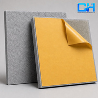 Panneau acoustique en polyester ignifuge de qualité supérieure Chiheng, classe B1, résistant aux chocs, pour l'isolation acoustique des cinémas