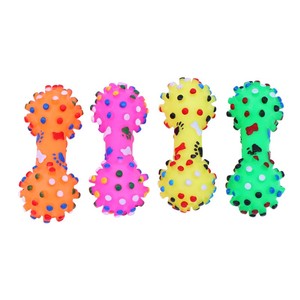 Giocattolo da Masticare per Cani Serie Manubri Classici con Punte, Direttamente dalla Fabbrica, Gioco Interattivo Divertente con Suono, Disponibile in Diversi Colori - Product Image 1