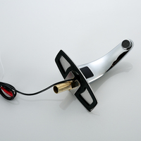 Nouveau produit en gros Robinet de salle de bain chromé monté sur pont Robinet de lavabo à capteur en laiton Fabrication