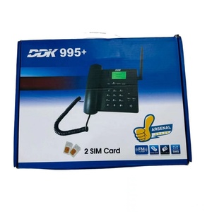 Téléphone fixe GSM double carte SIM, téléphone fixe sans fil GSM avec FM DDK 995+ - Product Image 2